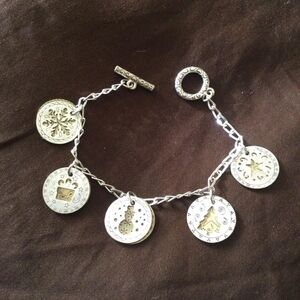 Winter charm bracelet